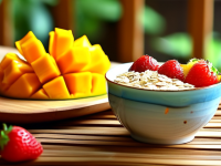水果小百科，芒果与酸奶的完美搭档—燕麦的魔法