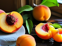 水果小百科，桃子切开保存，先洗还是后洗