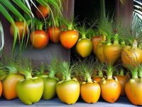 椰子，热带水果的奥秘与保存技巧