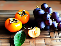 水果小百科，柿子的完美切法与葡萄的快速去梗技巧