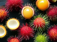 水果小百科识果，红毛丹的辨识与涩感之谜