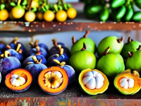 水果小百科，挑选山竹，重量感与汁水，真假辨别