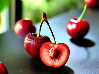 樱桃，切开看果蒂状态，如何判断新鲜度