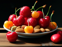 水果小百科，樱桃的多种美味搭配，与坚果的完美组合