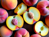 揭秘桃子识别法，从皮纹到汁水，教你如何挑选新鲜美味的桃子