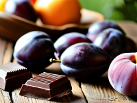 水果小百科，李子与黑巧克力的完美搭配