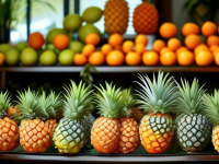 水果小百科识果，菠萝真假辨别与果脐形状的秘密