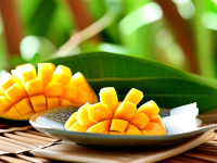 芒果保存小技巧，切开后如何用保鲜膜完美包裹