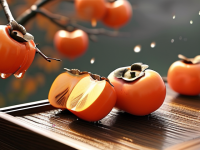 揭秘柿子的真假辨别与汁水表现