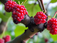 一眼识别桑葚的果蒂状态，揭秘水果小百科中的识果技巧