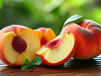 水果小百科识果，桃子切开看手感弹性，如何判断