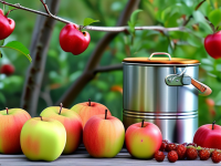 露营必备，挑选苹果，享受自然馈赠的甜蜜