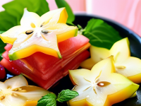 水果小百科，杨桃的多种吃法，快速冷冻切片法大揭秘