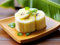 香蕉与酸奶的完美搭配，沙拉中的清新之选