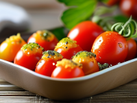 水果小百科，圣女果的美味搭配，花生酱与小番茄的绝妙组合