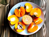 水果小百科，掌握柿子的完美吃法，按餐盘法则轻松享用