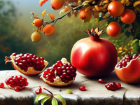 石榴，深秋的果实，四季的馈赠