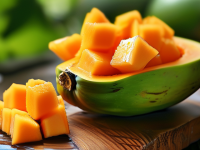 水果小百科识果，夜宵必备—木瓜的识别与食用指南