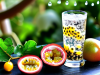 水果小百科，百香果的奇妙搭配与气泡水的完美融合