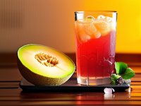 水果小百科，哈密瓜的完美搭配—气泡水