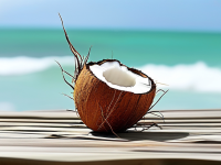 椰子，热带水果的奢华享受