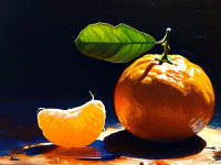 橘子，熬夜时段的营养小能手