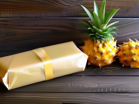 菠萝的催熟方法，保鲜膜包裹法