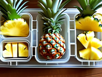 菠萝的多种吃法，快速切法与餐盒分装技巧