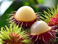 红毛丹，口感细腻，香气四溢的热带水果